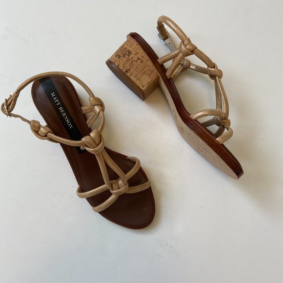 Matt Bernson Tan Strappy Sandals - Picture 1 of 11